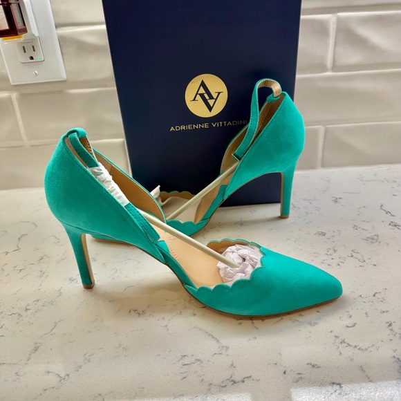 Adrienne Vittadini Teal Women's Shoes - Picture 2 of 5